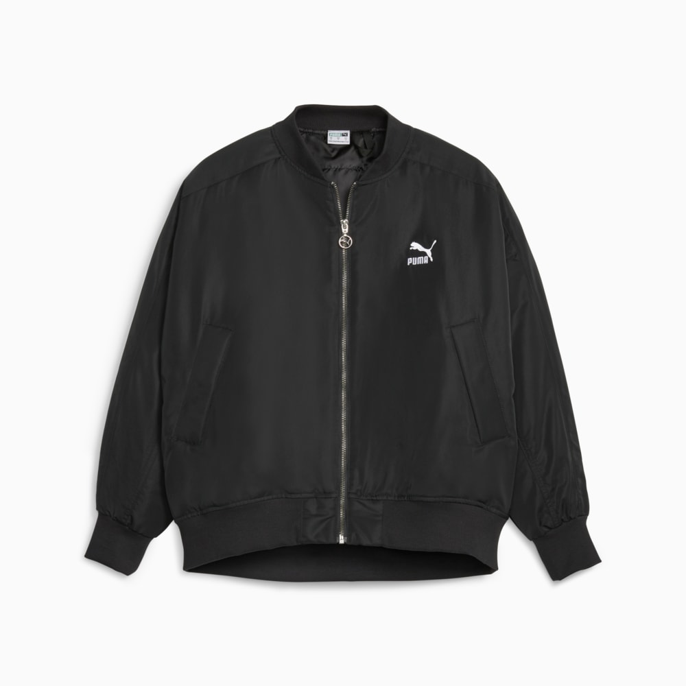 T7 Women s Bomber Jacket Black Puma Sku 621689 01