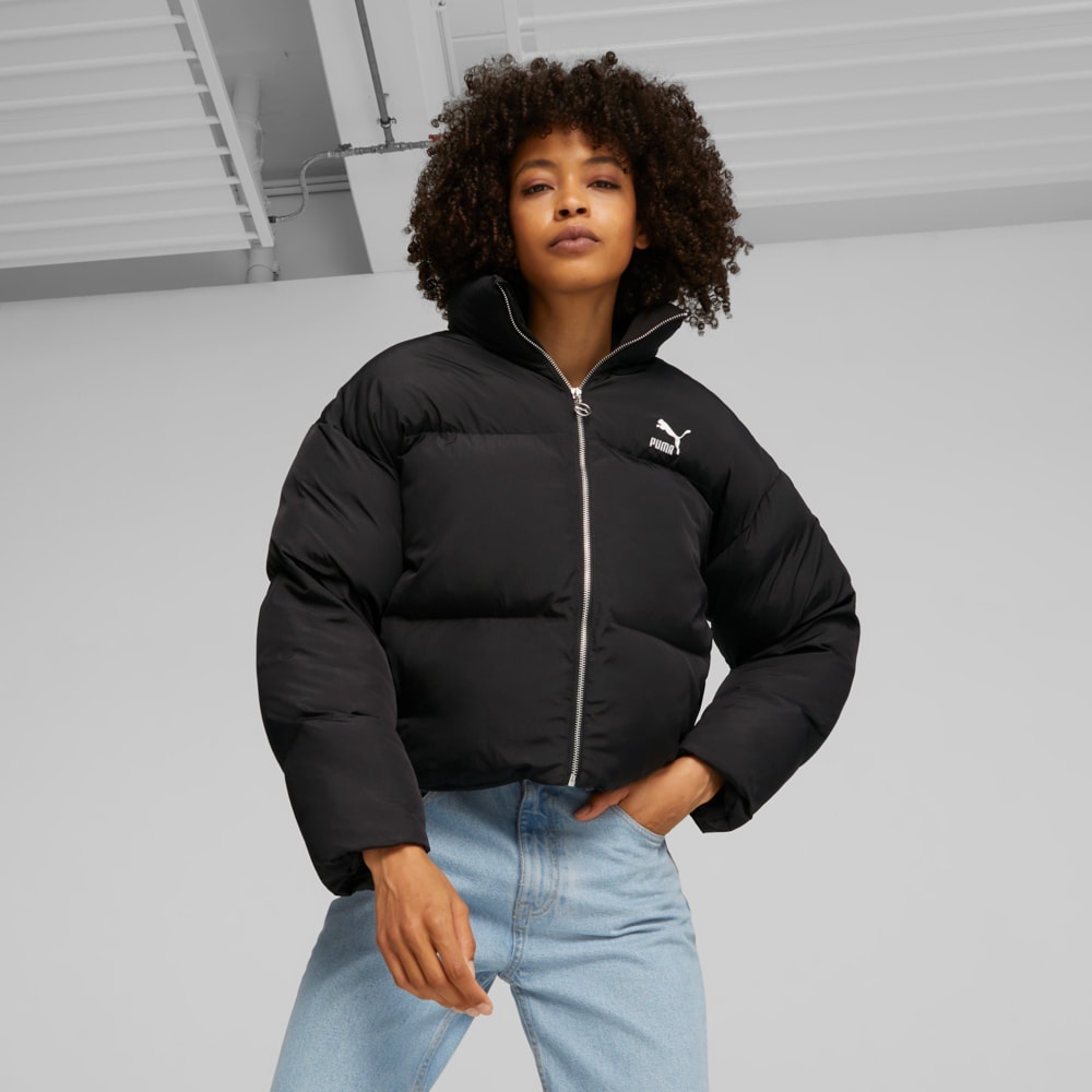 Puma puffer sale jacket women's