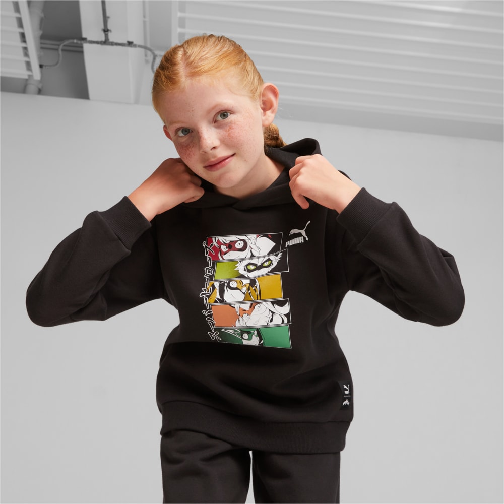 PUMA x MIRACULOUS Youth Hoodie Black Puma Sku 621856 01