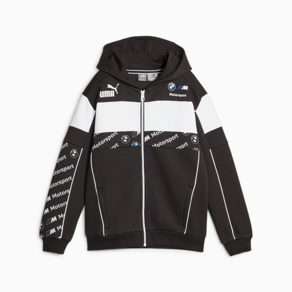 Image Puma BMW M Motorsport SDS Youth Motorsport Hooded Sweat Jacket #1