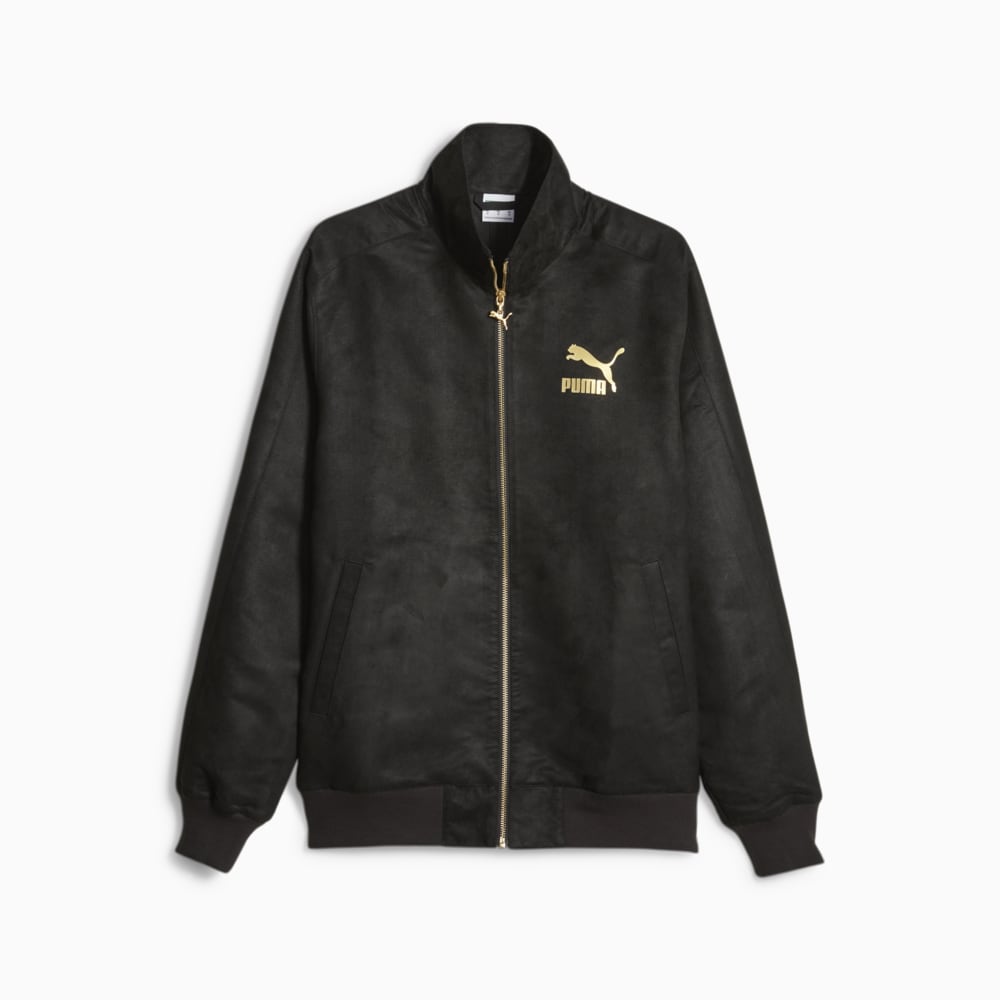 T7 SUEDE Men's Track Jacket | Black | Puma | Sku: 621949_01