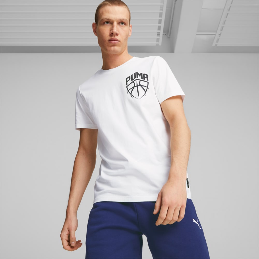 Blueprint Men's Basketball Tee | White | Puma | Sku: 622081_03