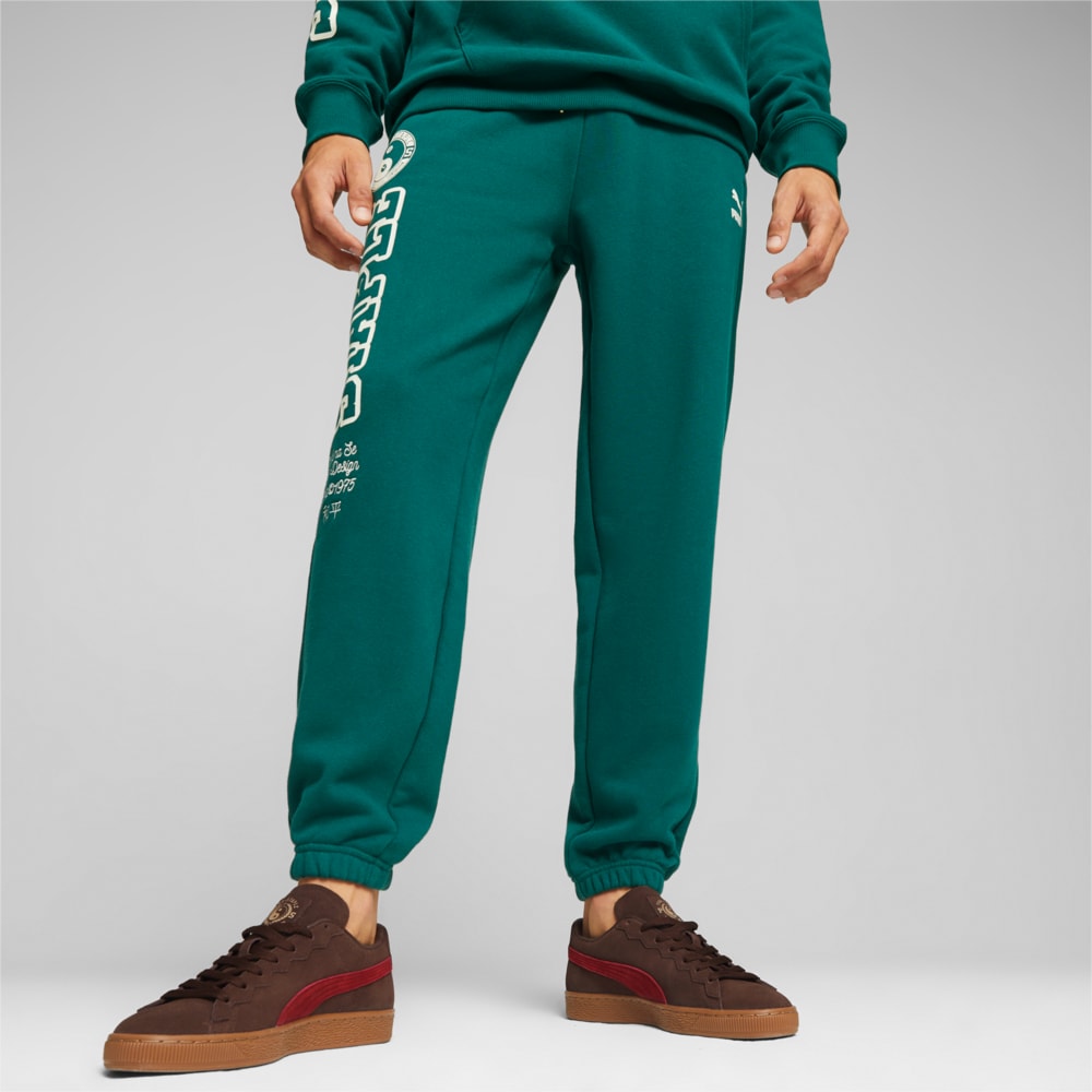 Изображение Puma Штаны PUMA x STAPLE Men’s Sweatpants #1: Malachite