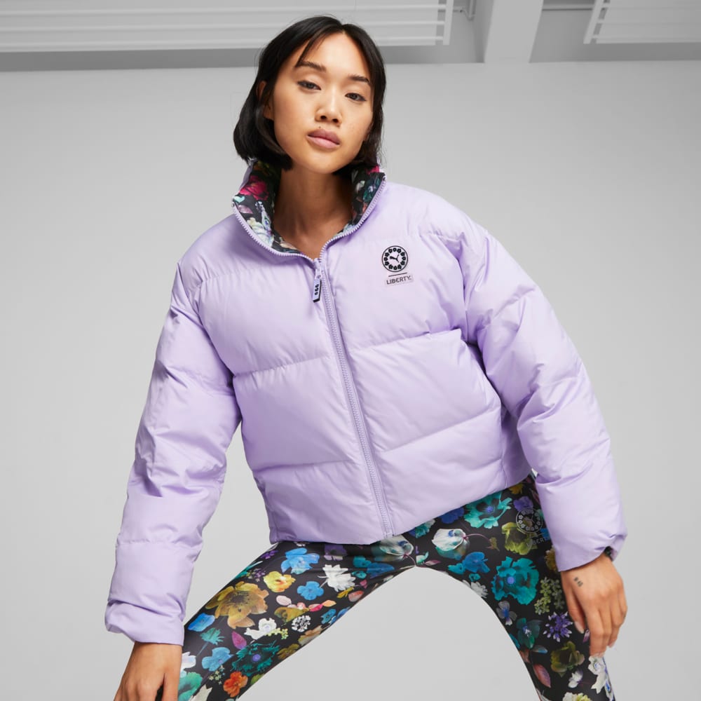 Image PUMA Jaqueta Puffer Reversível PUMA x LIBERTY Feminina #2