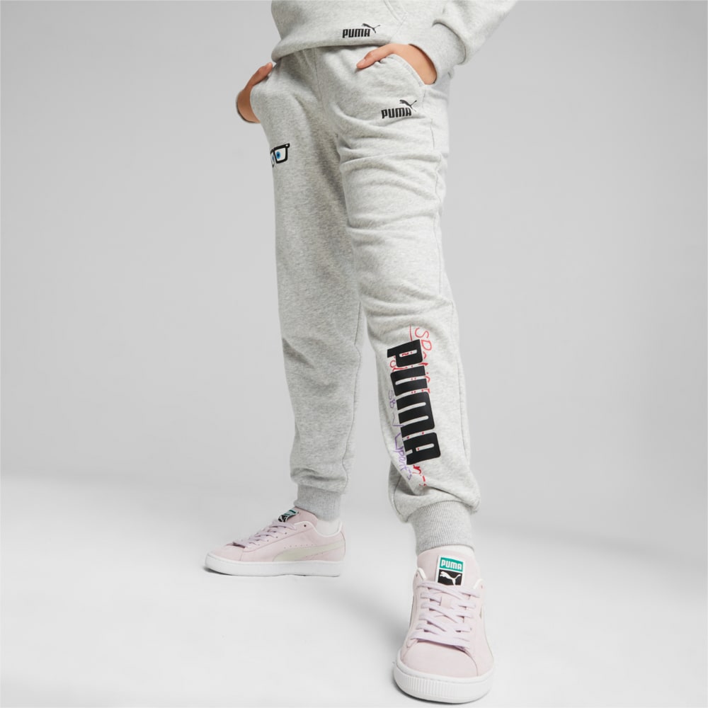 Puma gray joggers cheap