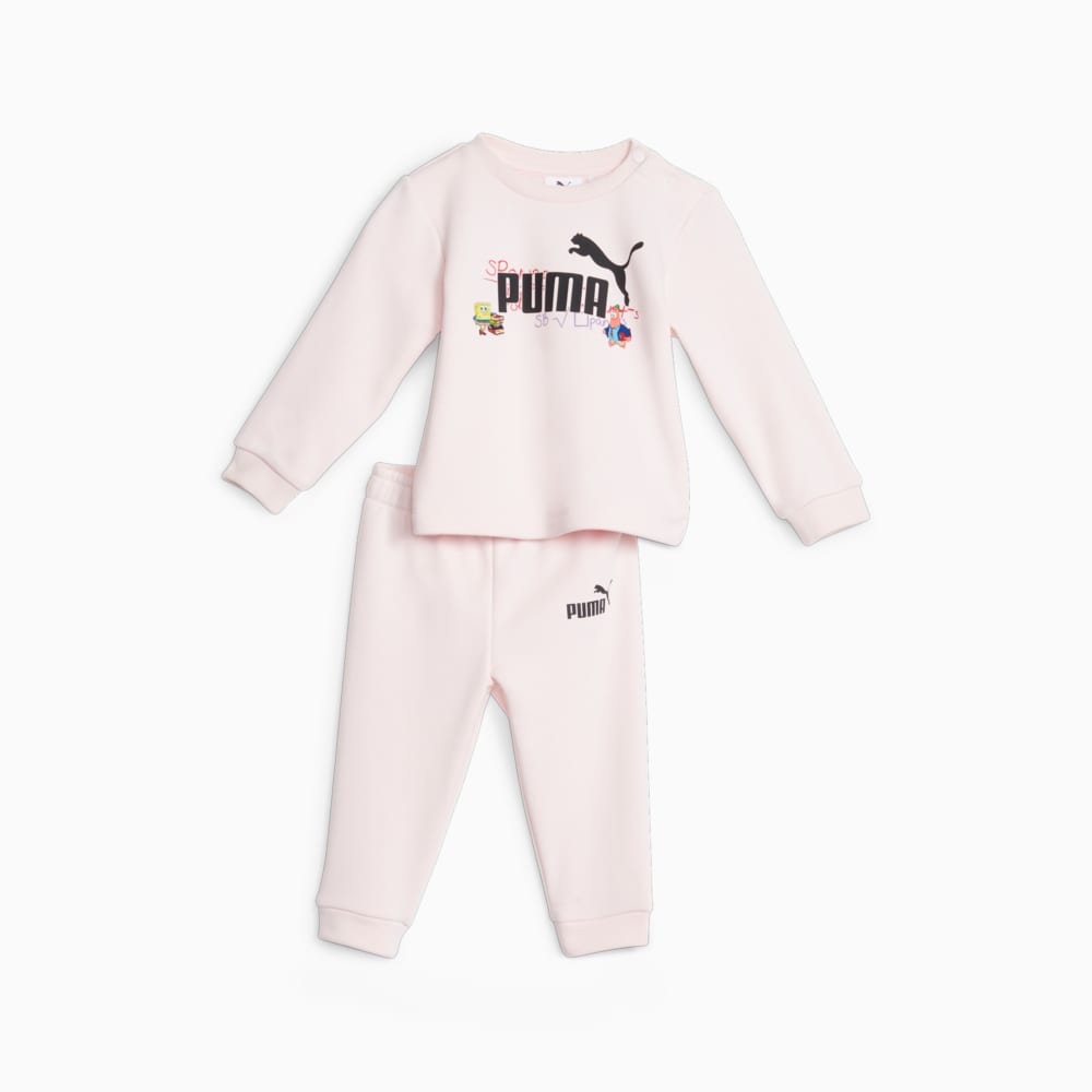 Изображение Puma Детский спортивный костюм PUMA x SPONGEBOB SQUAREPANTS Toddlers’‎ Jogger Set #1: Frosty Pink