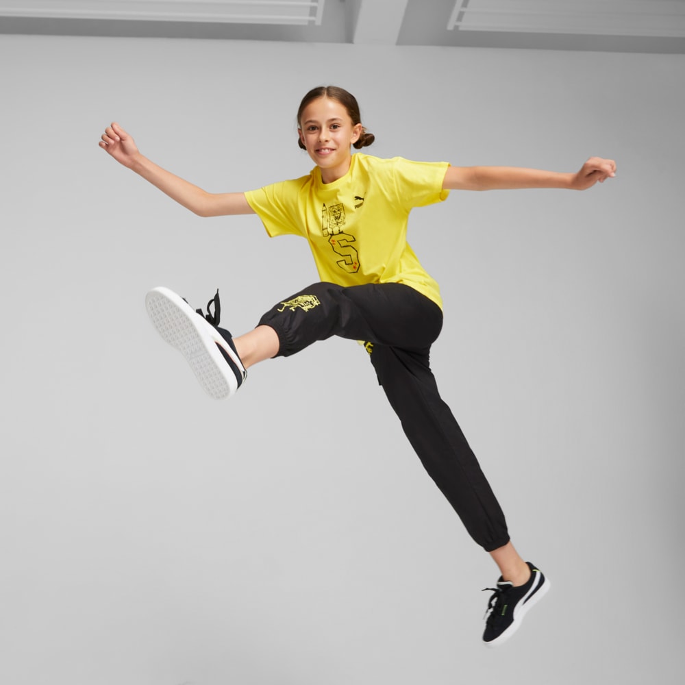 Зображення Puma Дитяча футболка PUMA x SPONGEBOB SQUAREPANTS Youth Graphic Tee #2: Lemon Meringue
