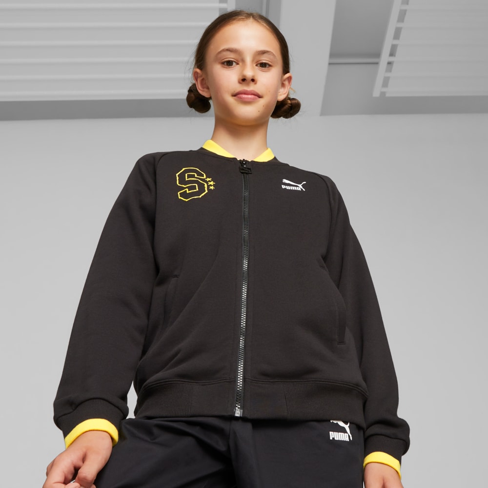 Jaqueta PUMA x BOB ESPONJA Juvenil Preto PUMA Ref 622221 01