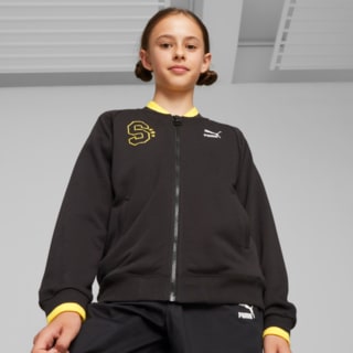 Изображение Puma Детская куртка PUMA x SPONGEBOB SQUAREPANTS Youth Jacket