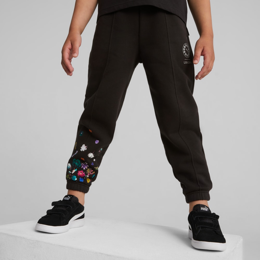 Зображення Puma Дитячі штани PUMA x LIBERTY Kids’ Sweatpants #1: Puma Black