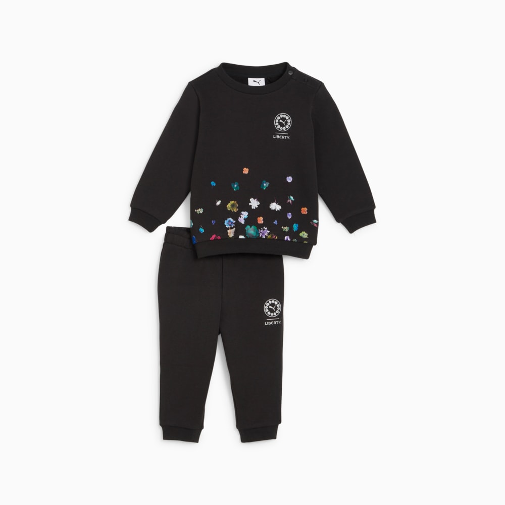 Зображення Puma Дитячий спортивний костюм PUMA x LIBERTY Toddlers’ Jogger Set #1: Puma Black