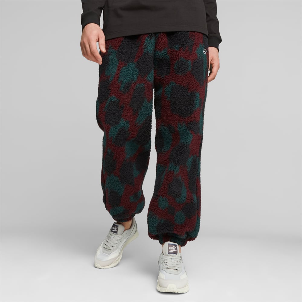 Изображение Puma Штаны DOWNTOWN Men’s Sherpa Pants #1: Dark Jasper-AOP