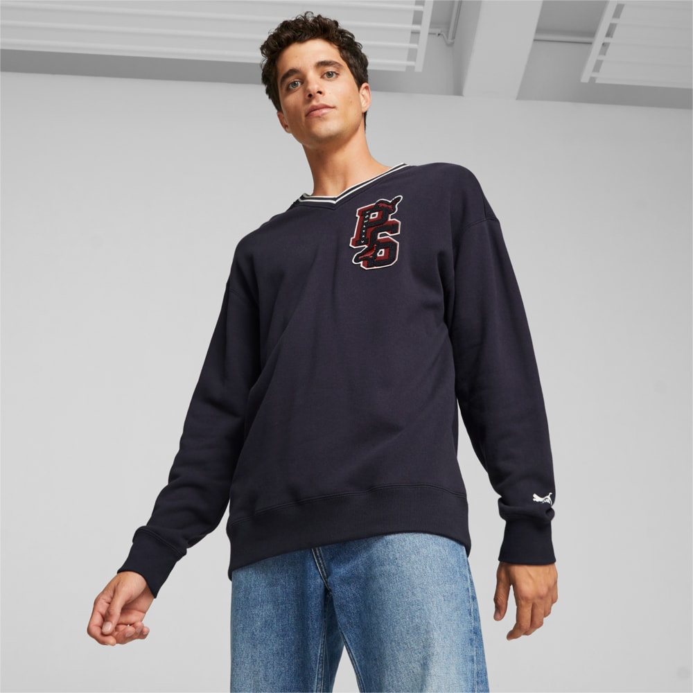 Изображение Puma Свитшот PUMA x STAPLE Men’s Sweatshirt #1: new navy