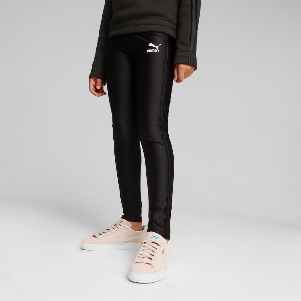 Image Puma T7 High Waist Shiny Youth Leggings #1