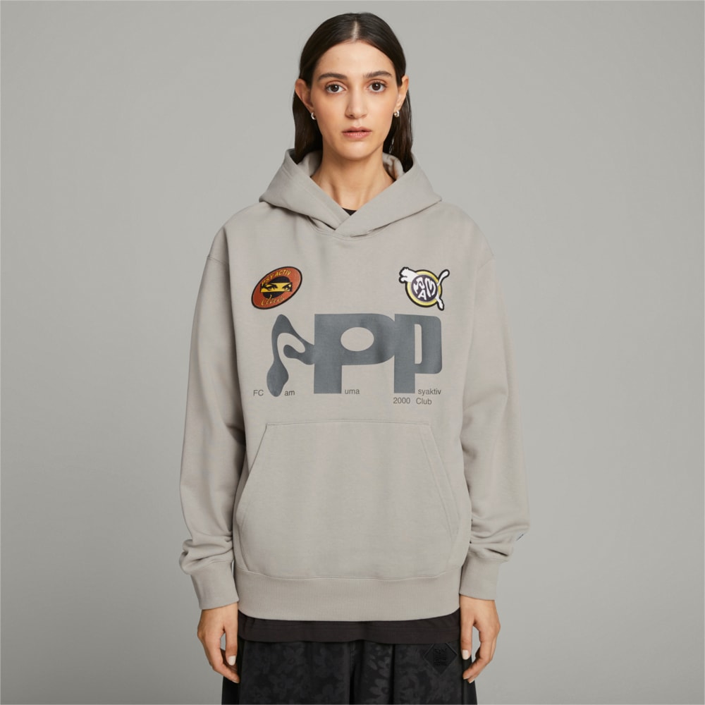 Grey puma hoodie shop