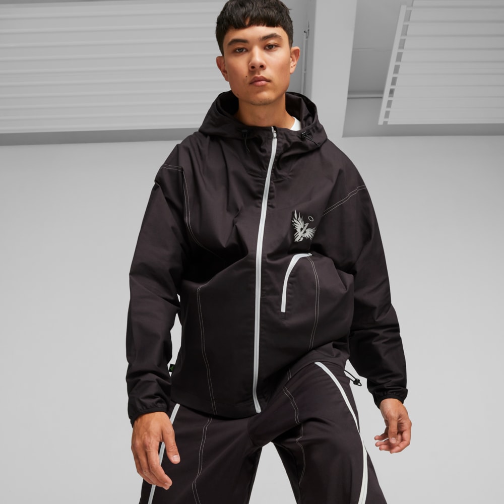 Зображення Puma Куртка MELO x TOXIC Men’s Basketball Dime Jacket #1: Puma Black