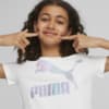 Изображение Puma Детская футболка Classics Iridescent Logo Youth Tee #2: Puma White