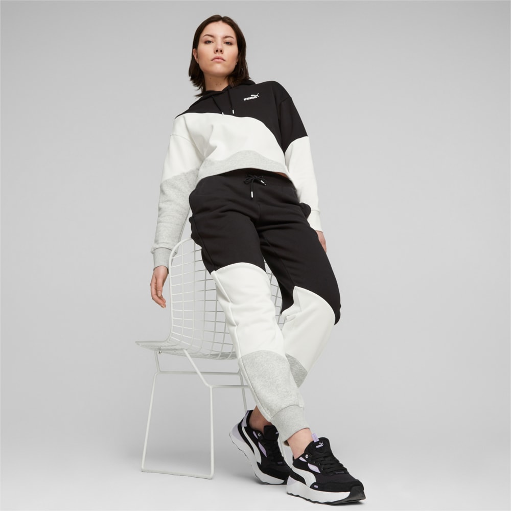 Зображення Puma Худі PUMA POWER Cat Women's Hoodie #2: PUMA Black-Light Gray Heather