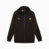 Изображение Puma Куртка Scuderia Ferrari Men's Motorsport Race Hooded Sweat Jacket #6: Puma Black