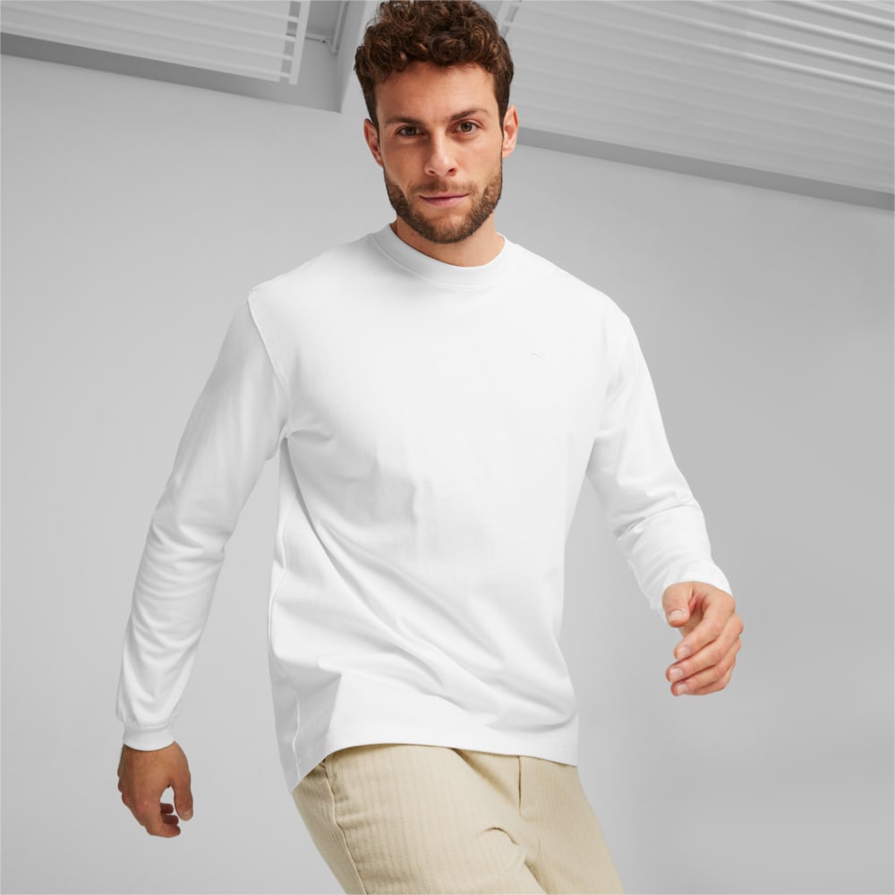 Зображення Puma Лонгслів MMQ Long Sleeve Tee #1: Puma White