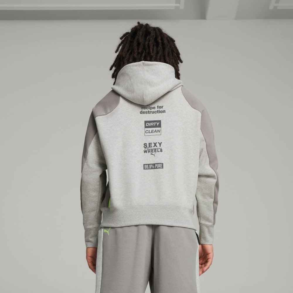 Grey puma hoodie best sale