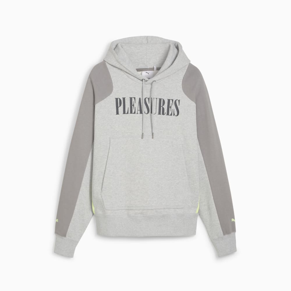 PUMA x PLEASURES Hoodie light gray heather Puma 624094 04
