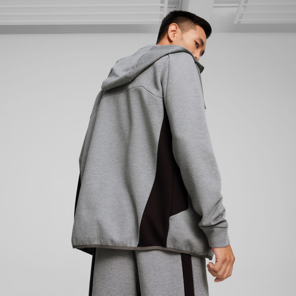 Изображение Puma Куртка BMW M Motorsport Men's Hooded Motorsport Sweat Jacket #2: Medium Gray Heather