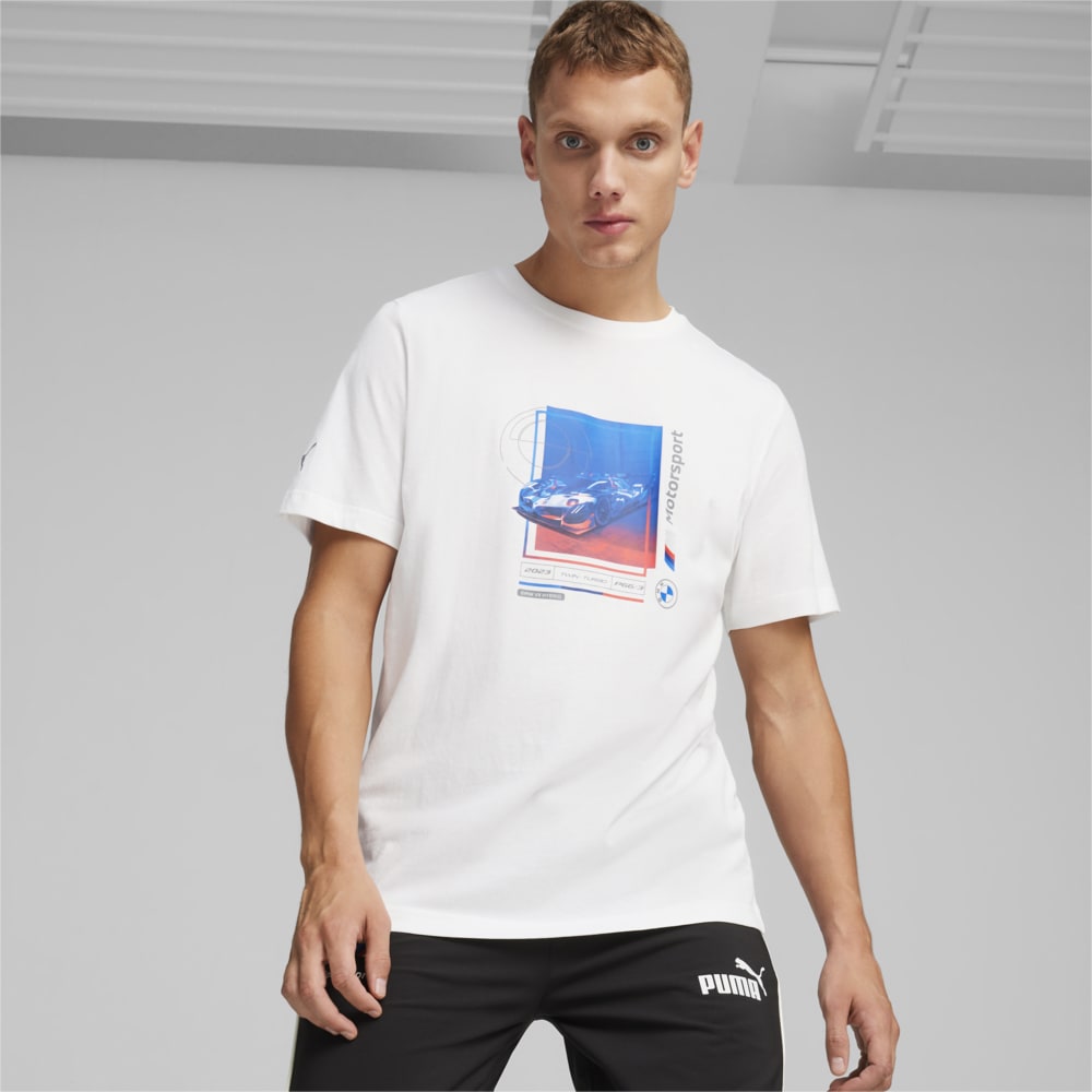 Camiseta BMW M Motorsport Car Graphic 2 Masculina Branco PUMA Ref 624158 02