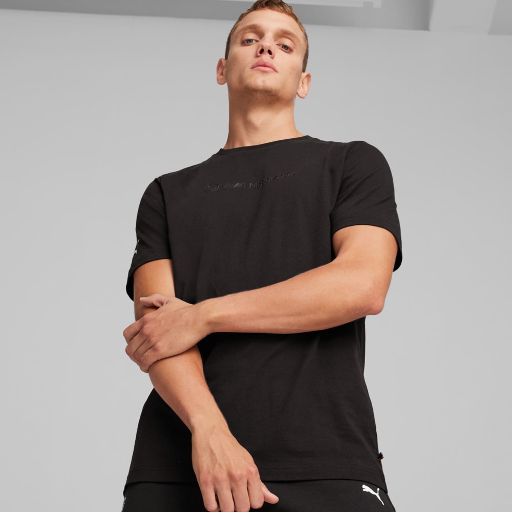 Изображение Puma Футболка BMW M Motorsport Men's Logo Graphic Tee #1: Puma Black