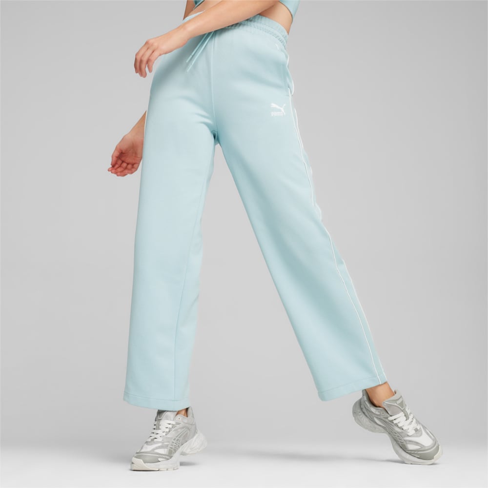 Изображение Puma Штаны T7 Women's High Waist Pants #1: Turquoise Surf