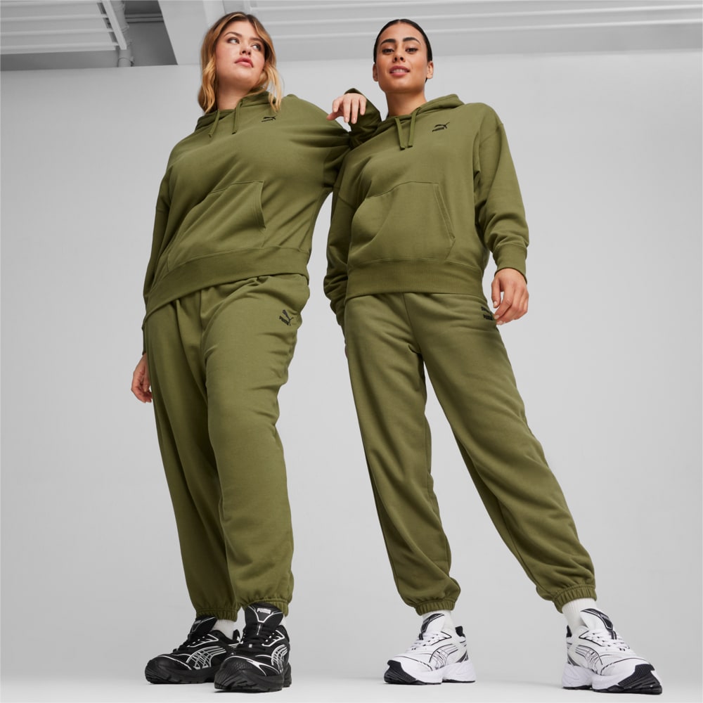 Puma hoodie olive green online