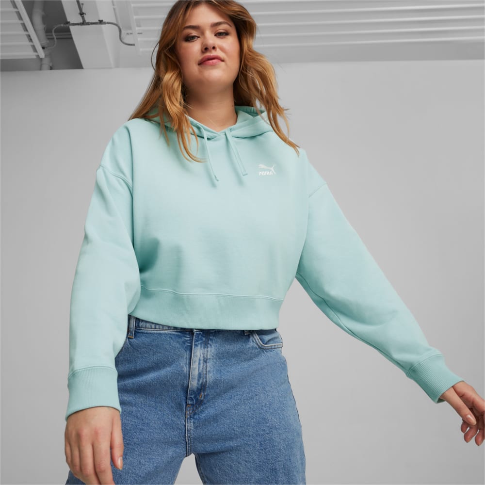 Изображение Puma Худи BETTER CLASSICS Women's Hoodie #2: Turquoise Surf