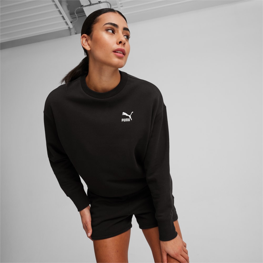 Изображение Puma Свитшот BETTER CLASSICS Relaxed Women's Crew #2: Puma Black