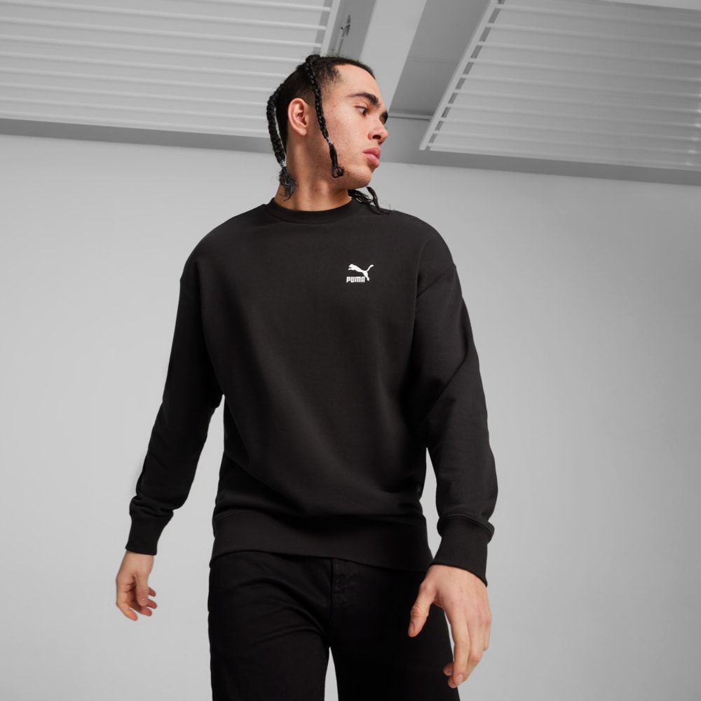 Изображение Puma Свитшот BETTER CLASSICS Relaxed Sweatshirt #2: Puma Black