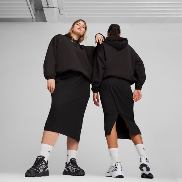 Image PUMA Saia Midi Canelada CLASSICS Feminina