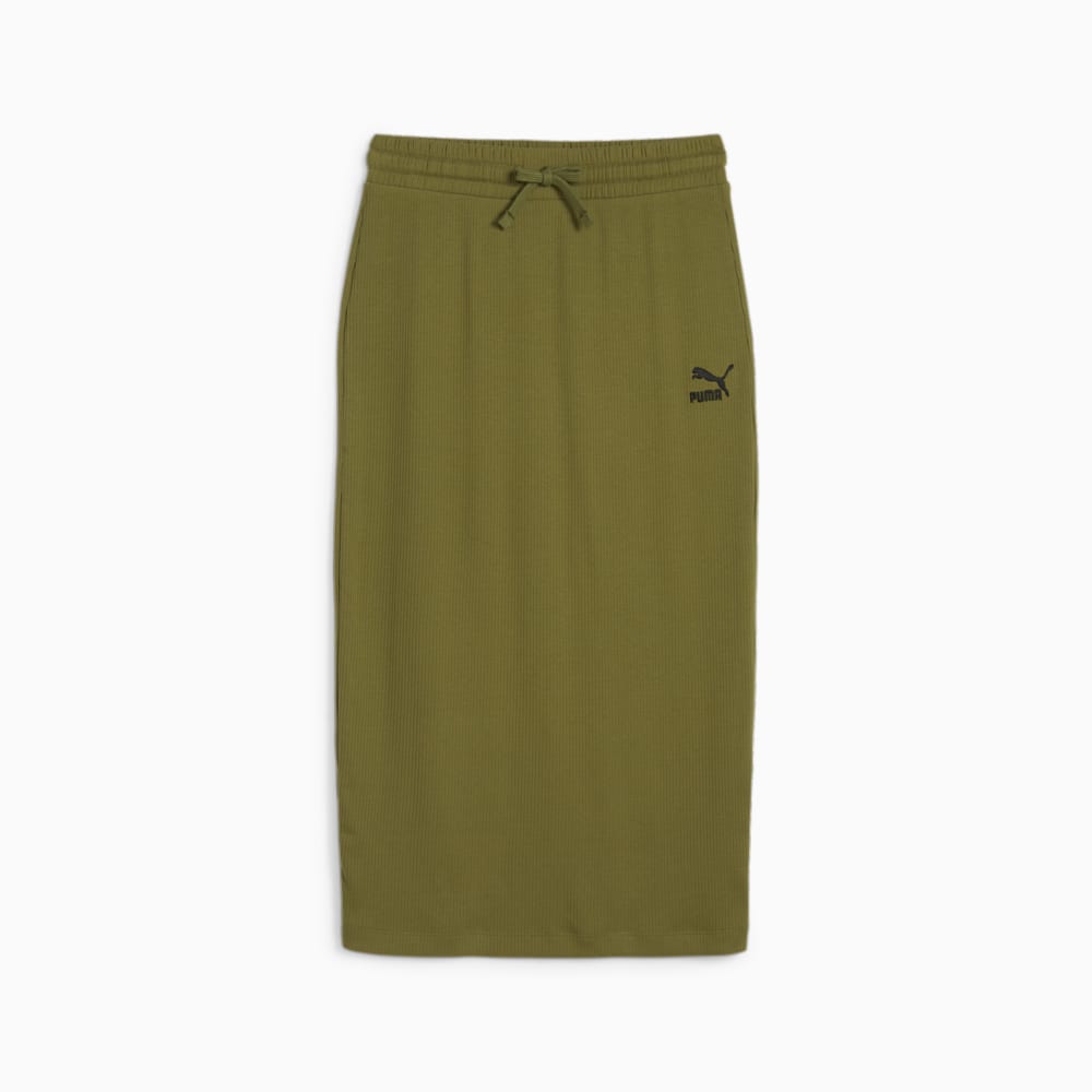 Image PUMA Saia Midi Canelada CLASSICS Feminina #1