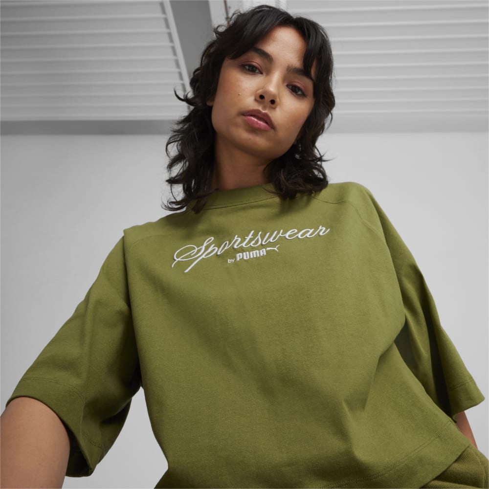Image PUMA Camiseta Oversized CLASSICS Feminina #0