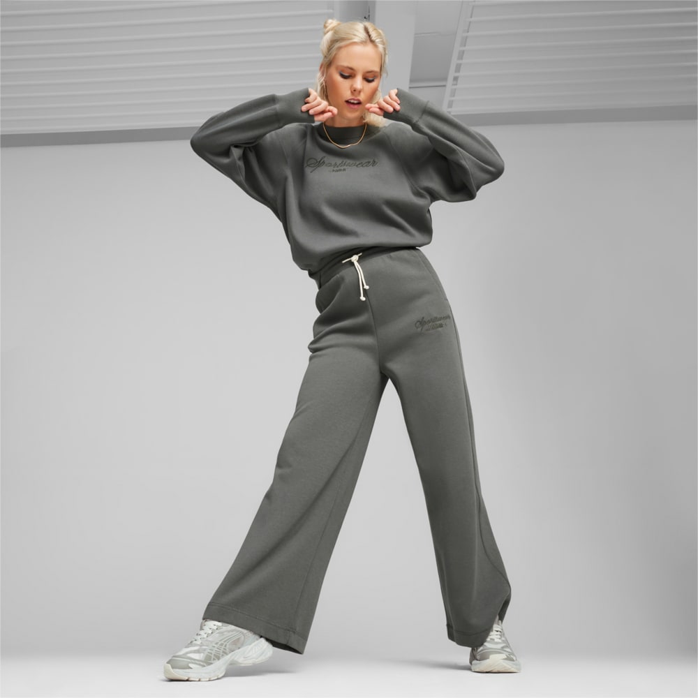 Зображення Puma Штани CLASSICS+ Women's Relaxed Sweat Pants #2: Mineral Gray