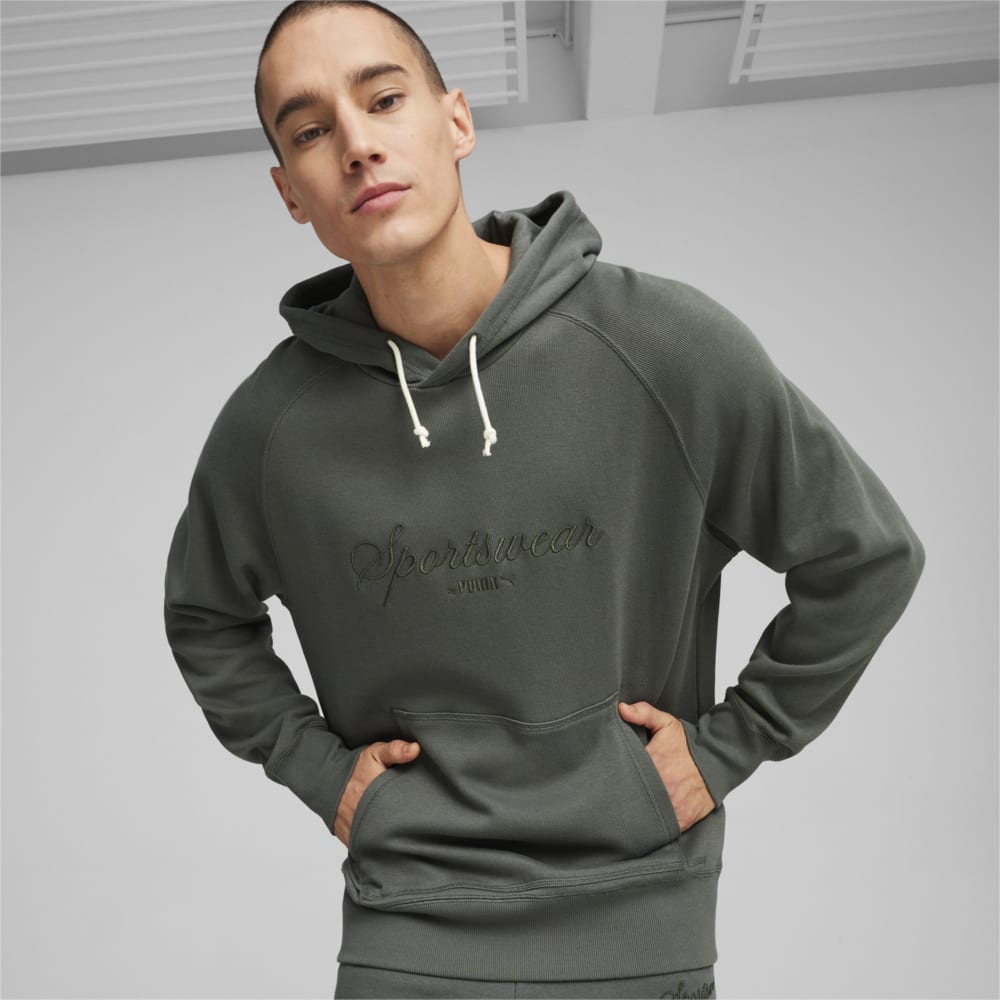 Изображение Puma Худи CLASSICS+ Men's Hoodie #1: Mineral Gray