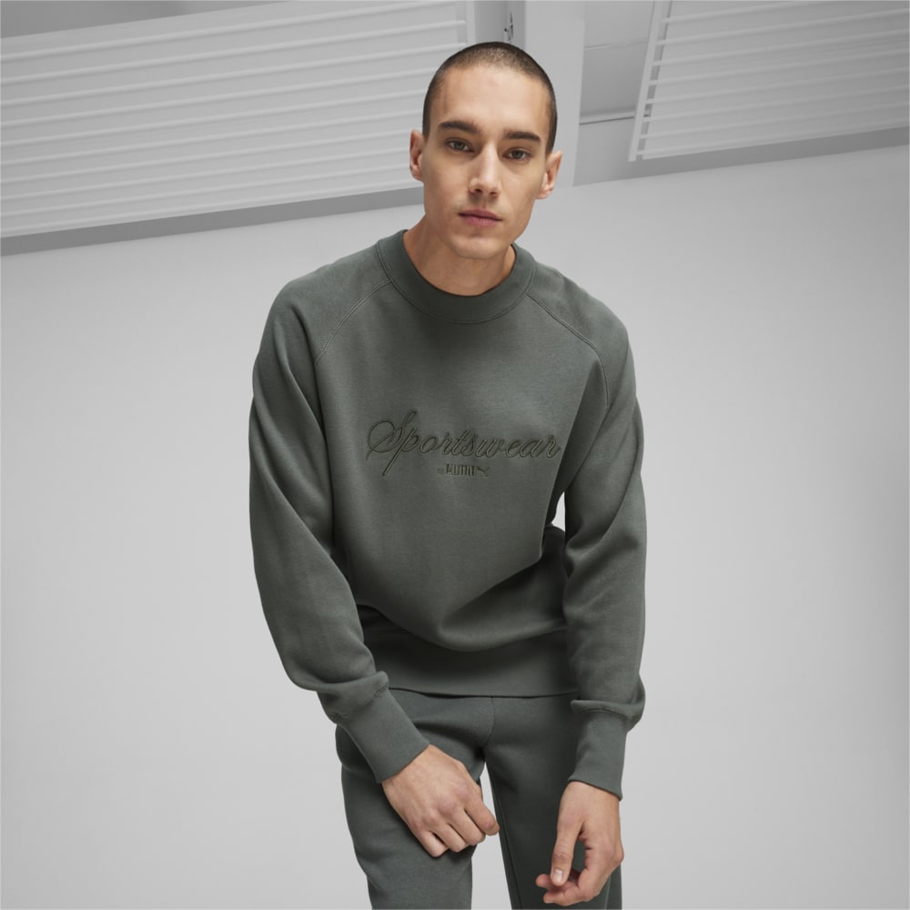 Изображение Puma Свитшот CLASSICS+ Men's Sweatshirt #1: Mineral Gray