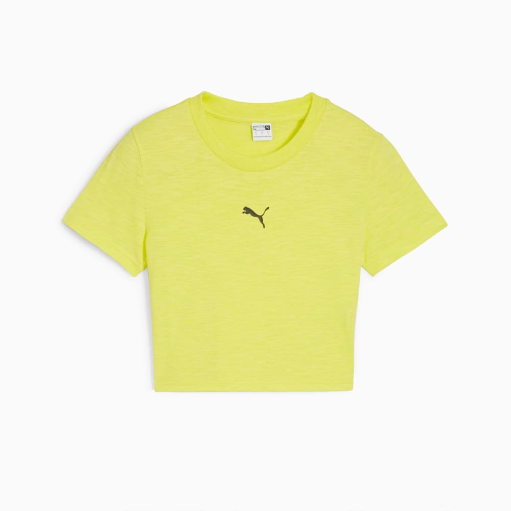 Изображение Puma Футболка DARE TO Women's Baby Tee #1: Lime Sheen