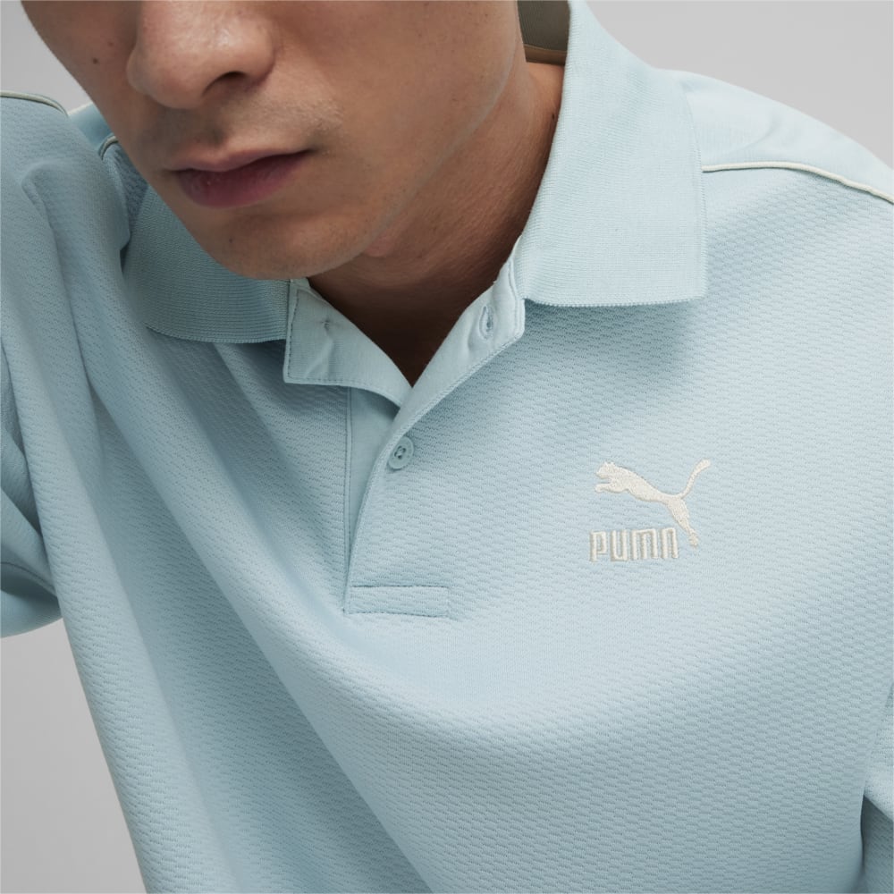 Зображення Puma Світшот T7 Men's Polo Sweatshirt #2: Turquoise Surf