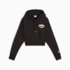 Зображення Puma Худі PUMA TEAM Women's Cropped Hoodie #6: Puma Black