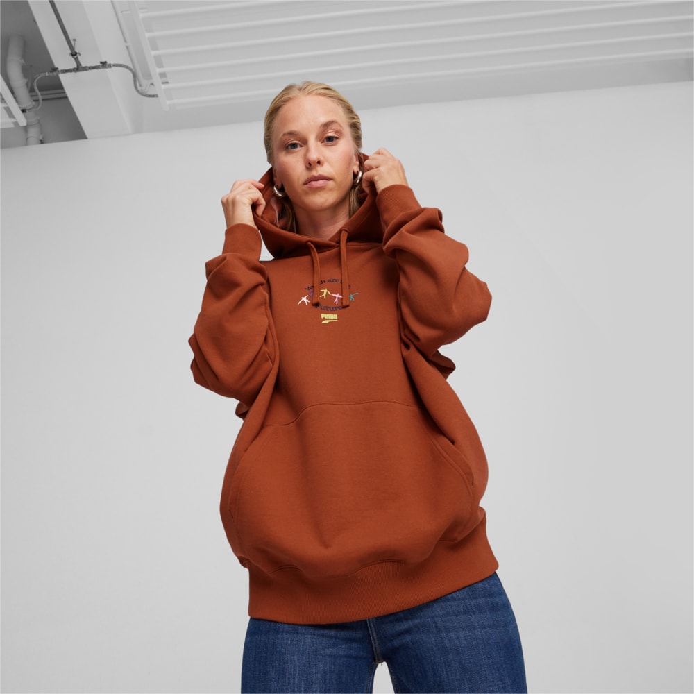 Image PUMA Moletom com Capuz Estampado DOWNTOWN Feminino #1