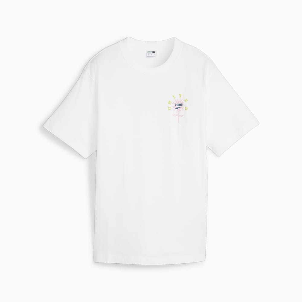 Image PUMA Camiseta Estampada Graphic Tee DOWNTOWN Relaxed Feminina #1