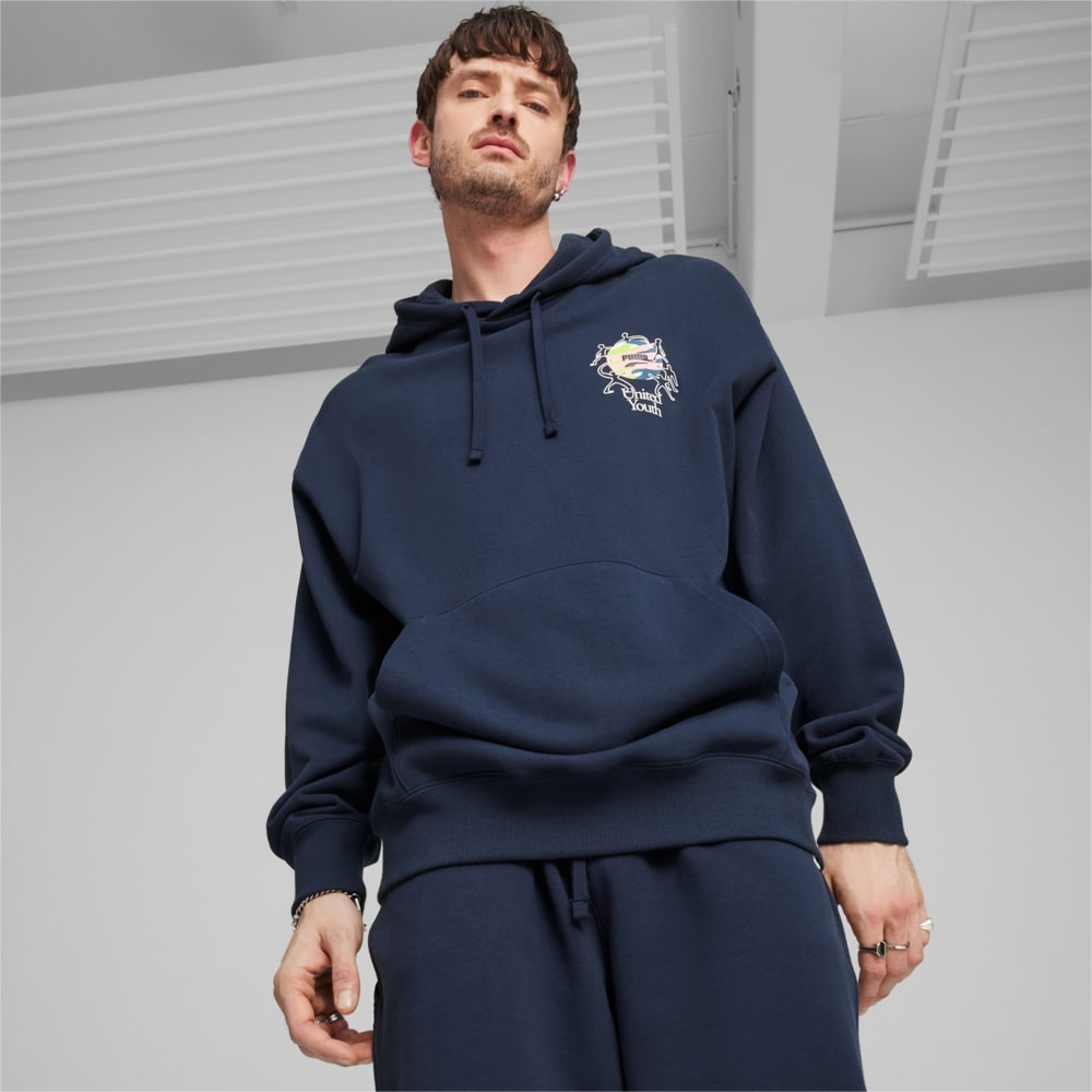 Image PUMA Moletom com Capuz DOWNTOWN Graphic Masculino #1