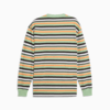 Изображение Puma Лонгслив DOWNTOWN 180 Striped Tee #7: Pure Green-AOP