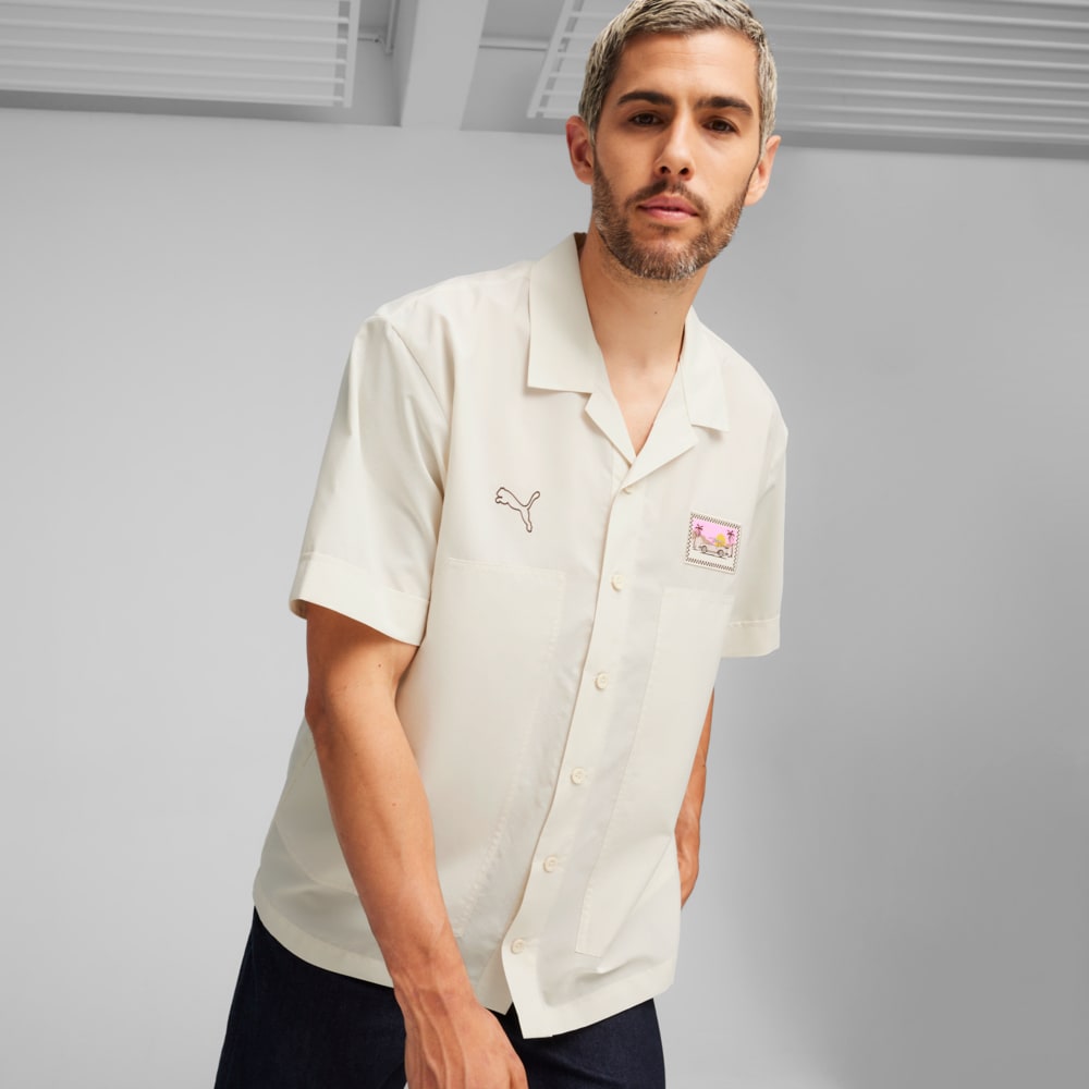 Зображення Puma Сорочка Porsche Legacy Men's Motorsport Summer Crew Shirt #1: Alpine Snow