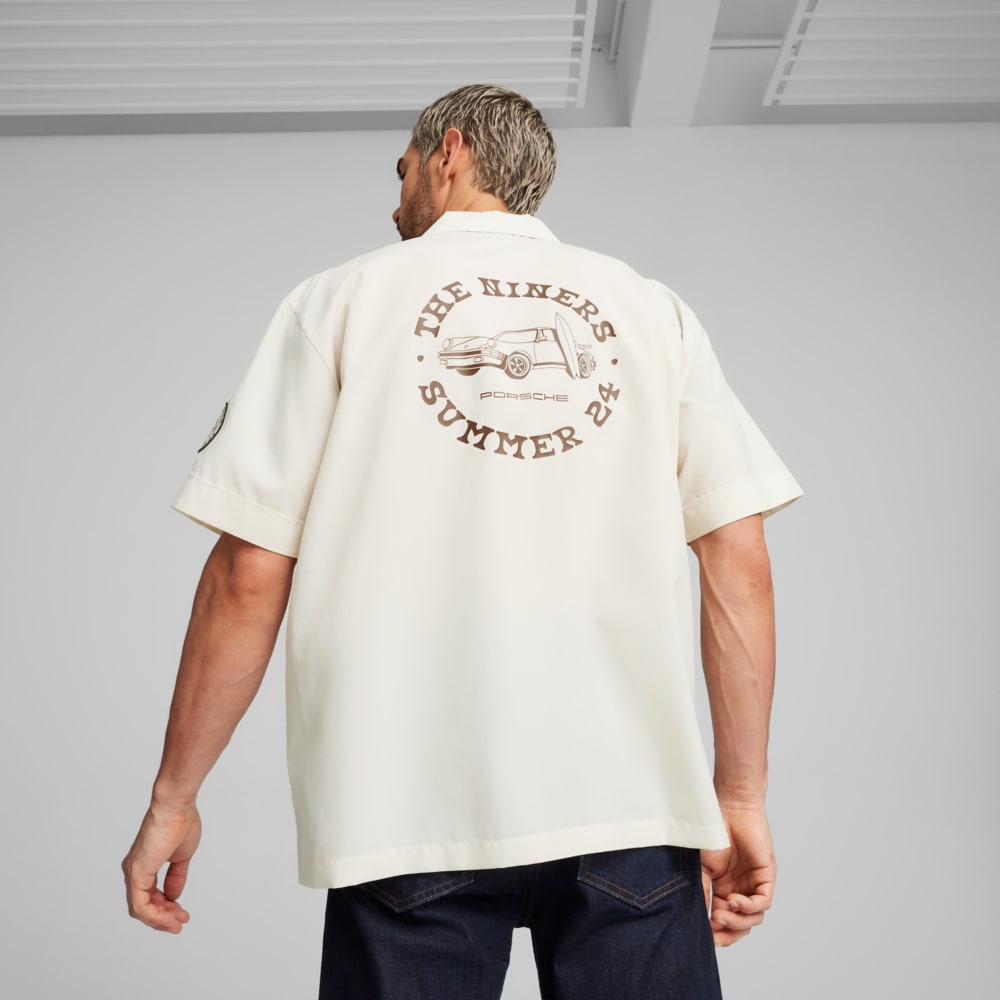 Camisa Porsche Legacy Motorsport Summer Crew para Hombre Blanco Puma