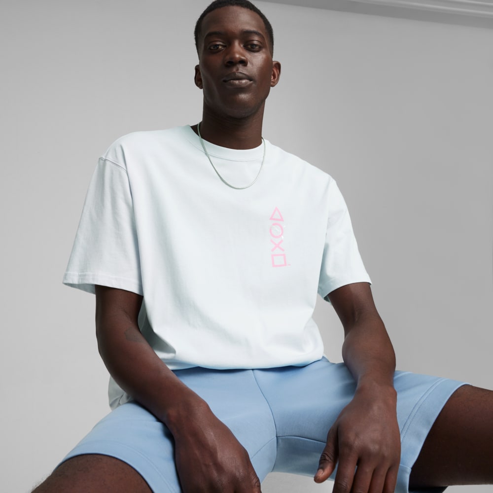 Зображення Puma Футболка PUMA x PLAYSTATION Tee #1: Silver Mist